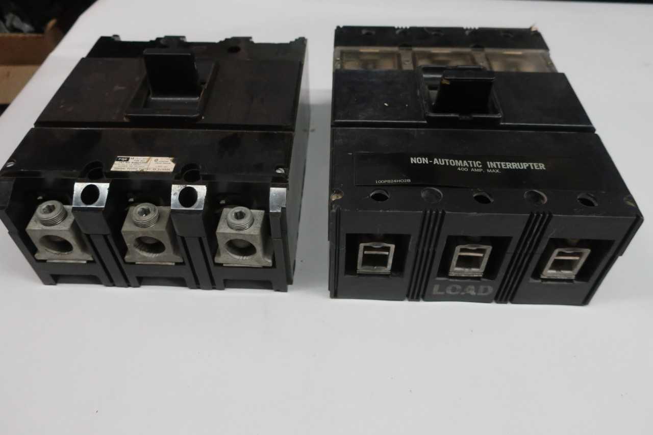 LOT OF 2 ASSORTED 3P CIRCUIT BREAKERS - CIRCUIT BREAKERS