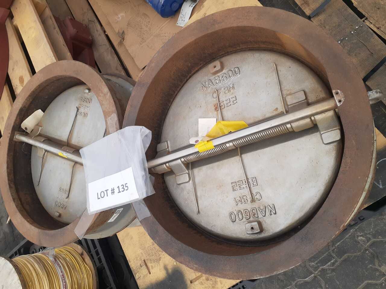 Lot of 4 Dual Plate check valves - CHECK VALVE