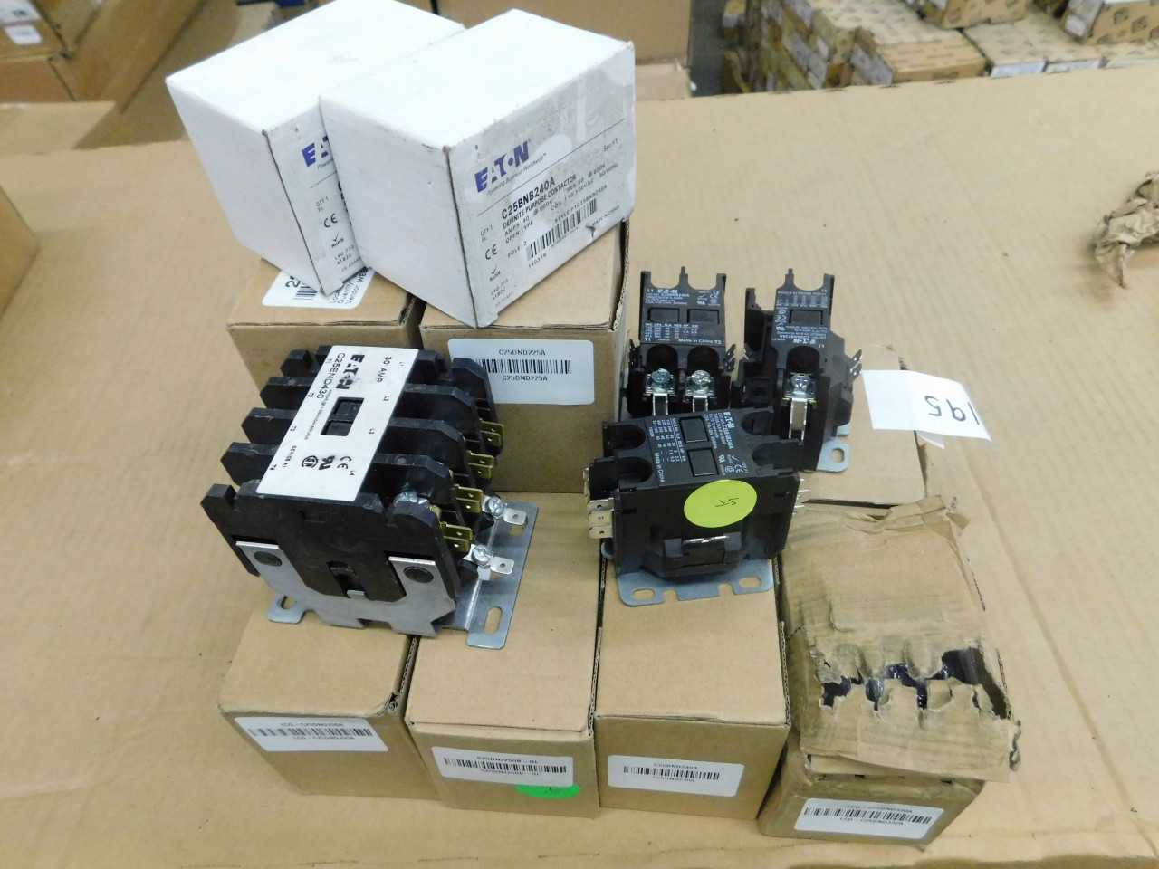 Lot of Various Definite Purpose Contactors - CONTACTORS