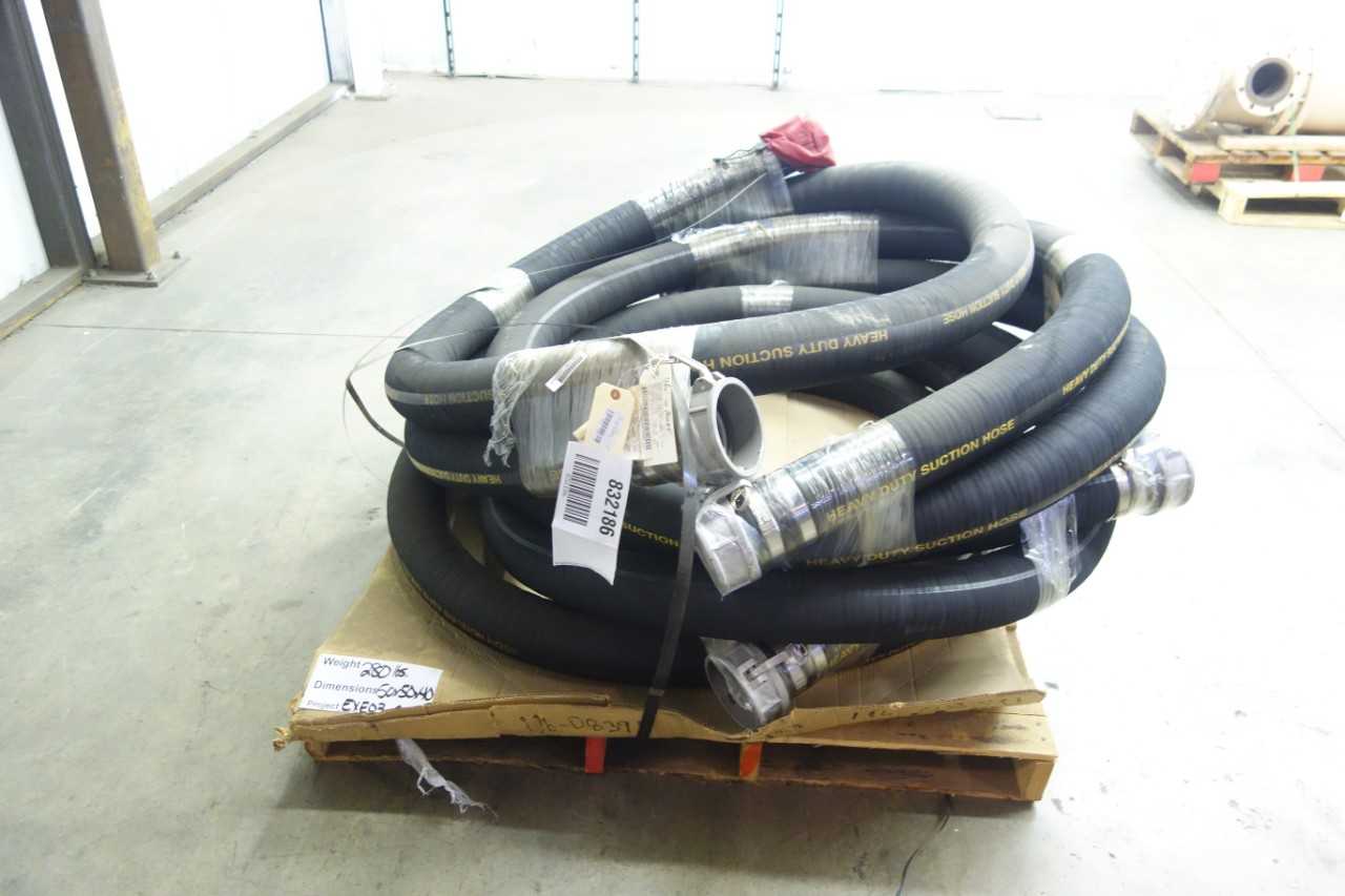 LOT OF 4 HEAVY DUTY SUCTION HOSE - HOSE
