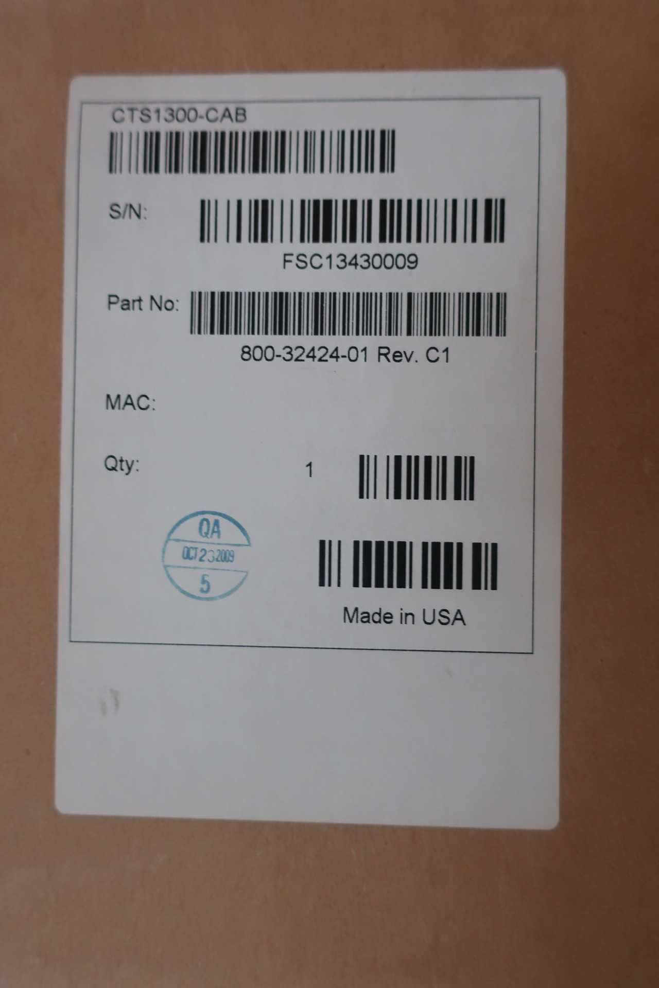 CISCO CABINET COVER - TOOL STORAGE
