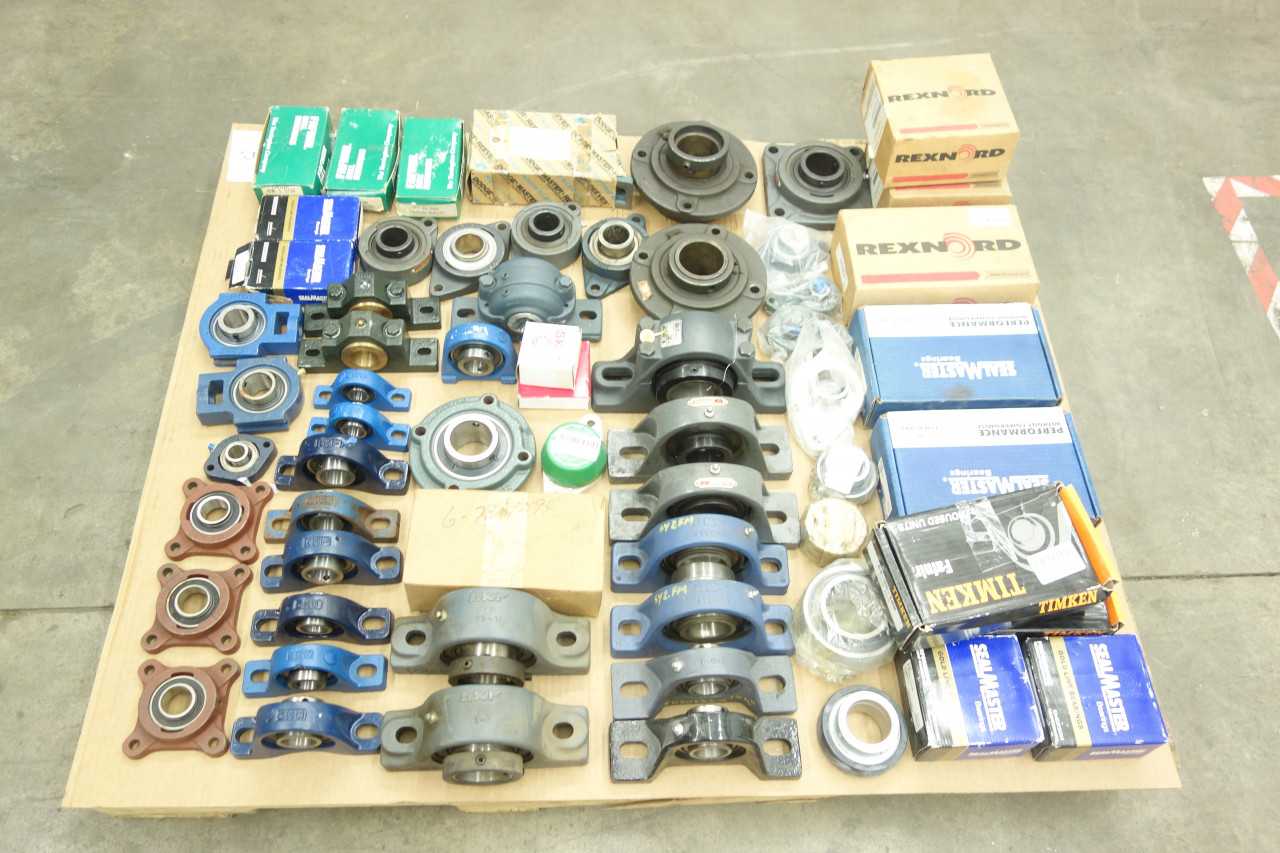 PALLET OF ASSORTED FLANGE, PILLOW BLOCK BEARINGS - BEARINGS