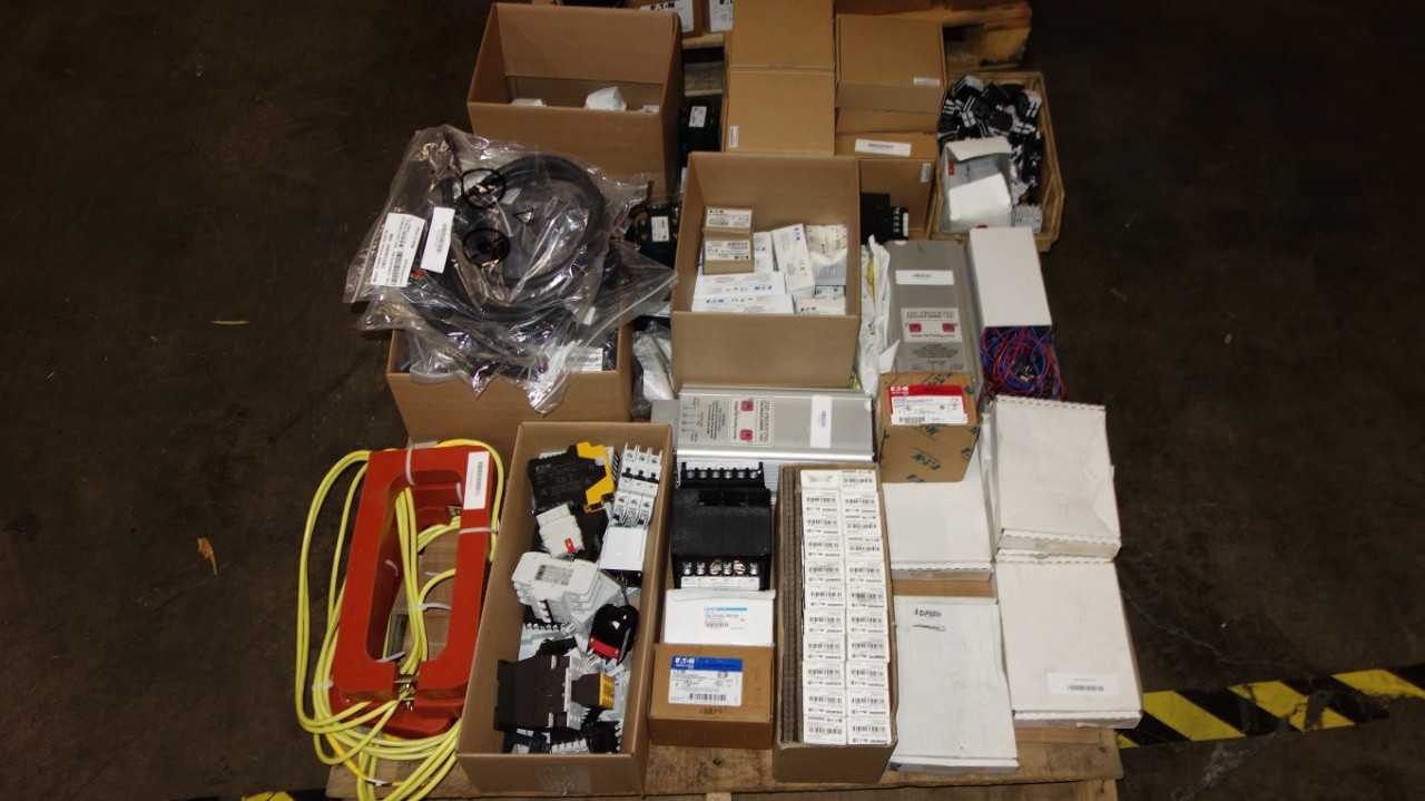 1 PALLET OF ASSORTED EATON ELECTRIC PARTS, SENSORS - ELECTRIC MOTORS