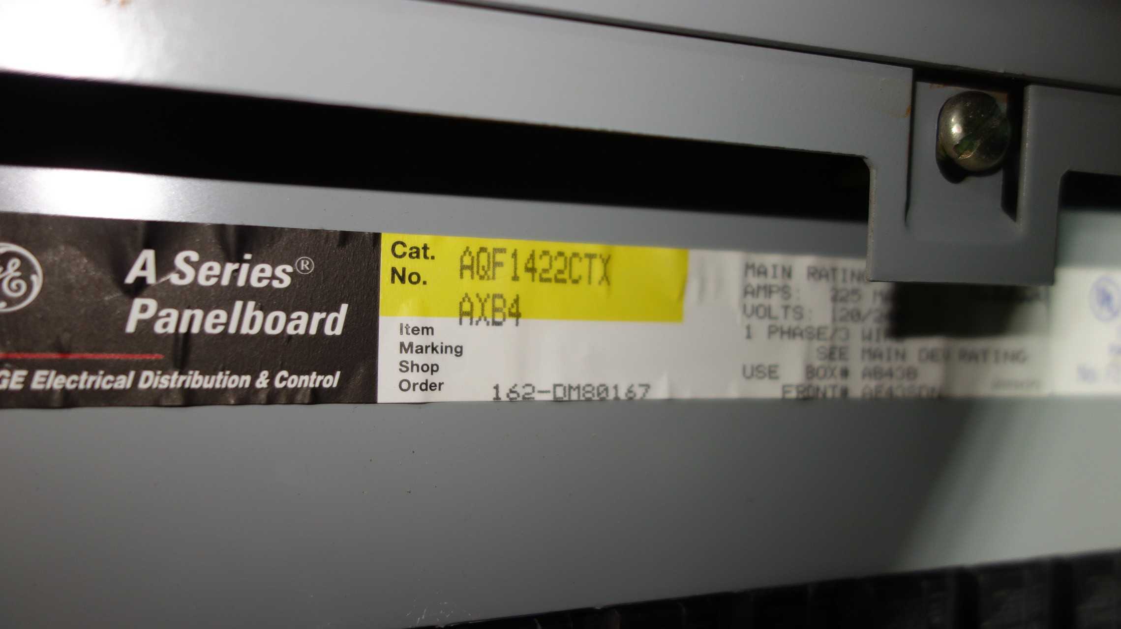 LOT OF 4 GE A-SERIES II PANEL BOARDS - ELECTRICAL COMPONENTS