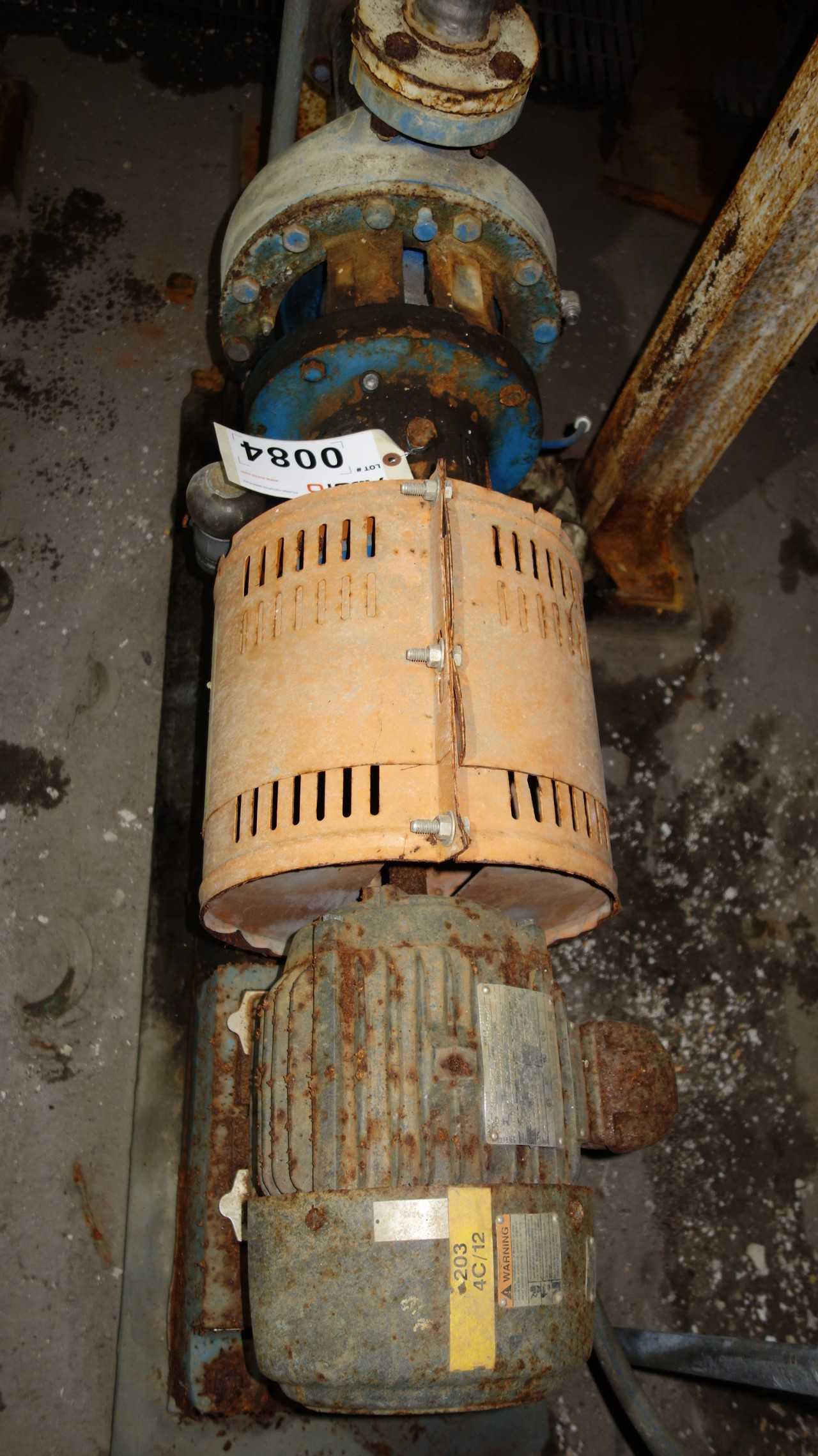 GOULDS 3196 5HP MTX STAINLESS CENTRIFUGAL PUMP MOTOR Size: 2 X 3-10 - CENTRIFUGAL PUMP