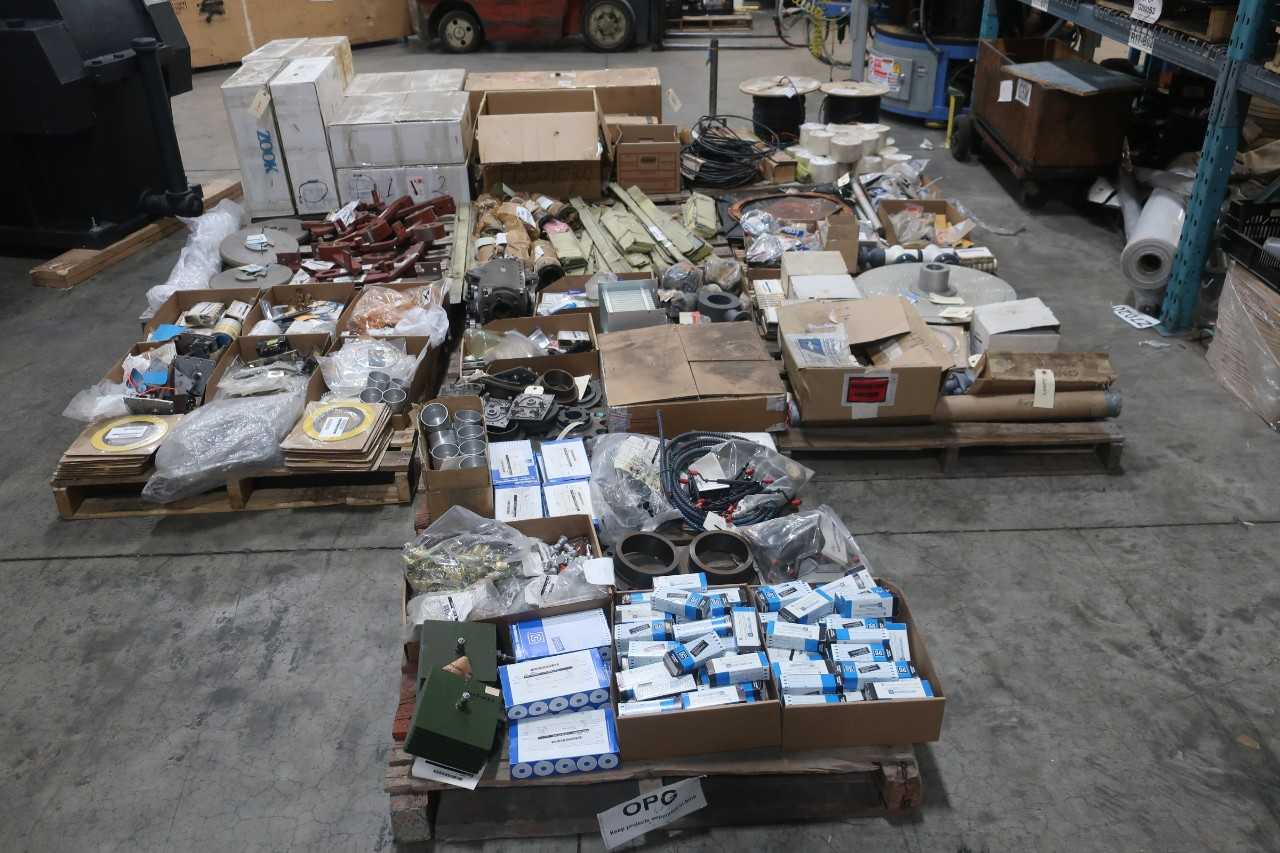 10 PALLETS OF ASSORTED PROCESS EQUIPMENT SPARES MRO - PROCESS EQUIPMENT