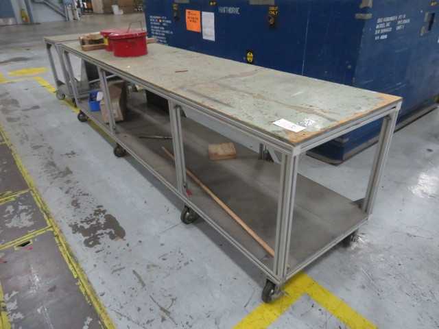 Aluminum Table on wheels - MISCELLANEOUS