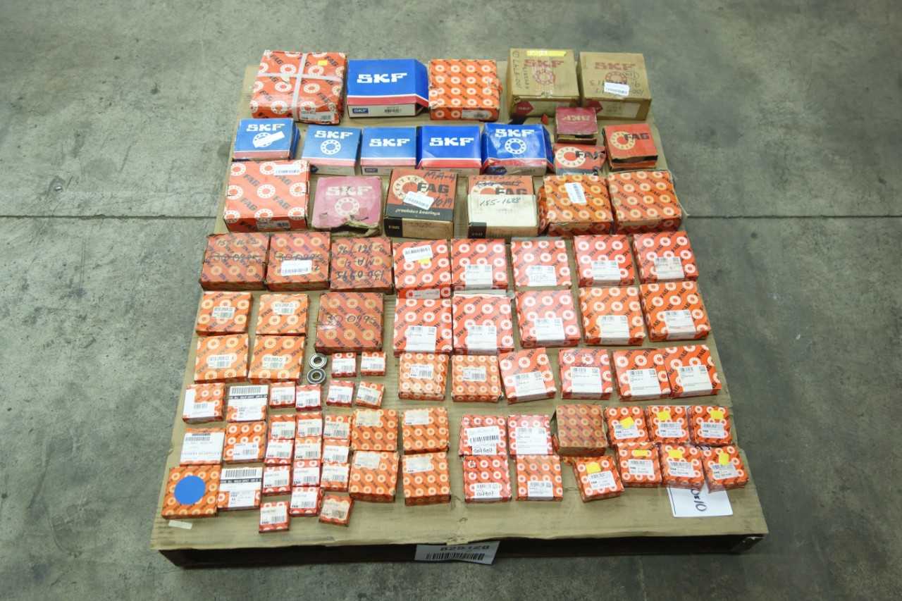 PALLET OF SKF, FAG ROLLER BEARINGS - BEARINGS