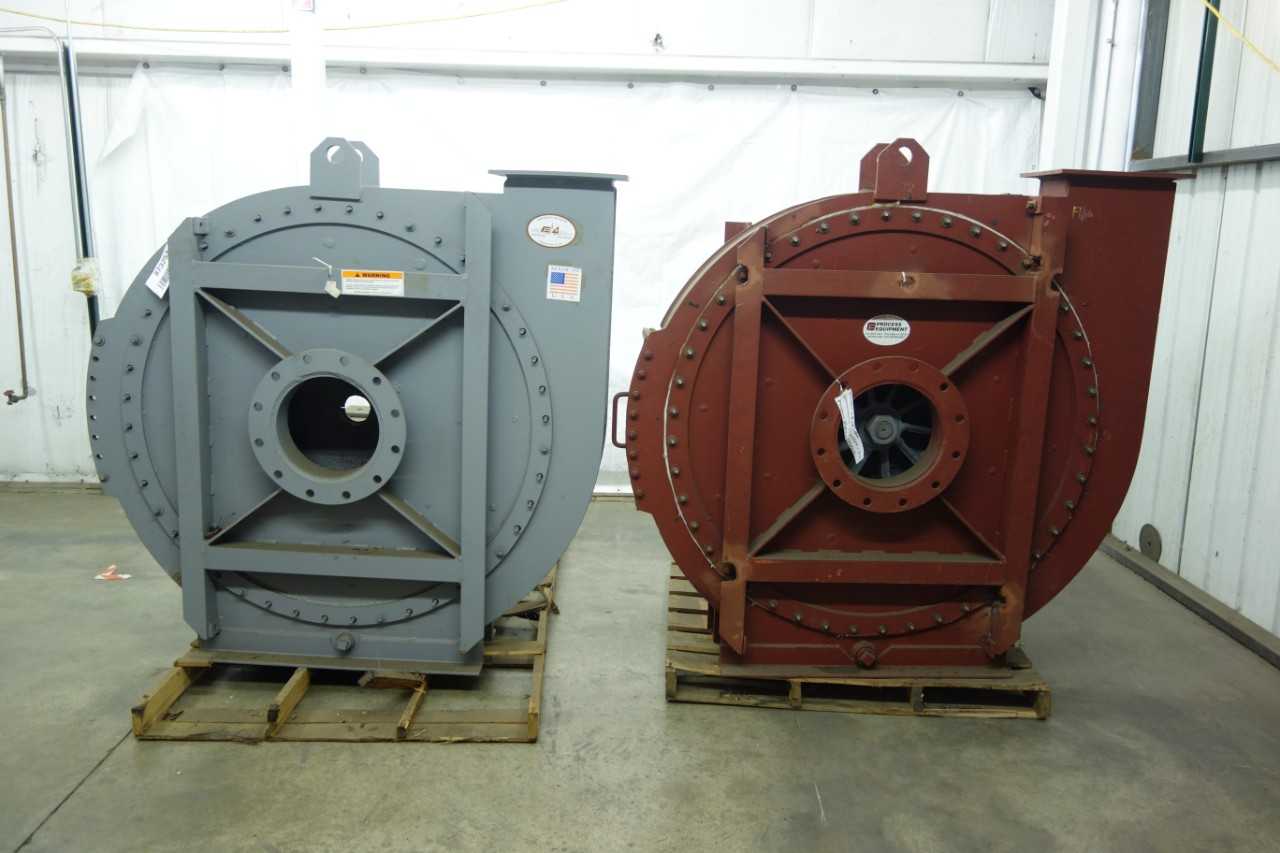 LOT OF 2 PROCESS EQUIPMENT CENTRIFUGAL BLOWERS - CENTRIFUGAL PUMP