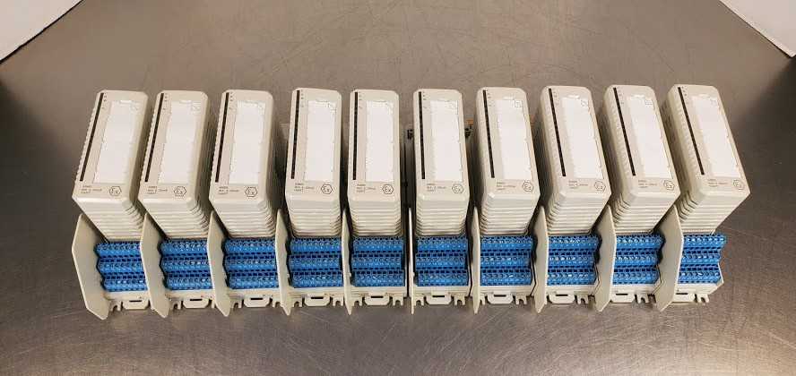 Lot of 10 ABB AI895 Input Module w/TU890 Termination Module "Like New - Pulled from New Machinery and Bench Tested" - AUTOMATION & CONTROLS