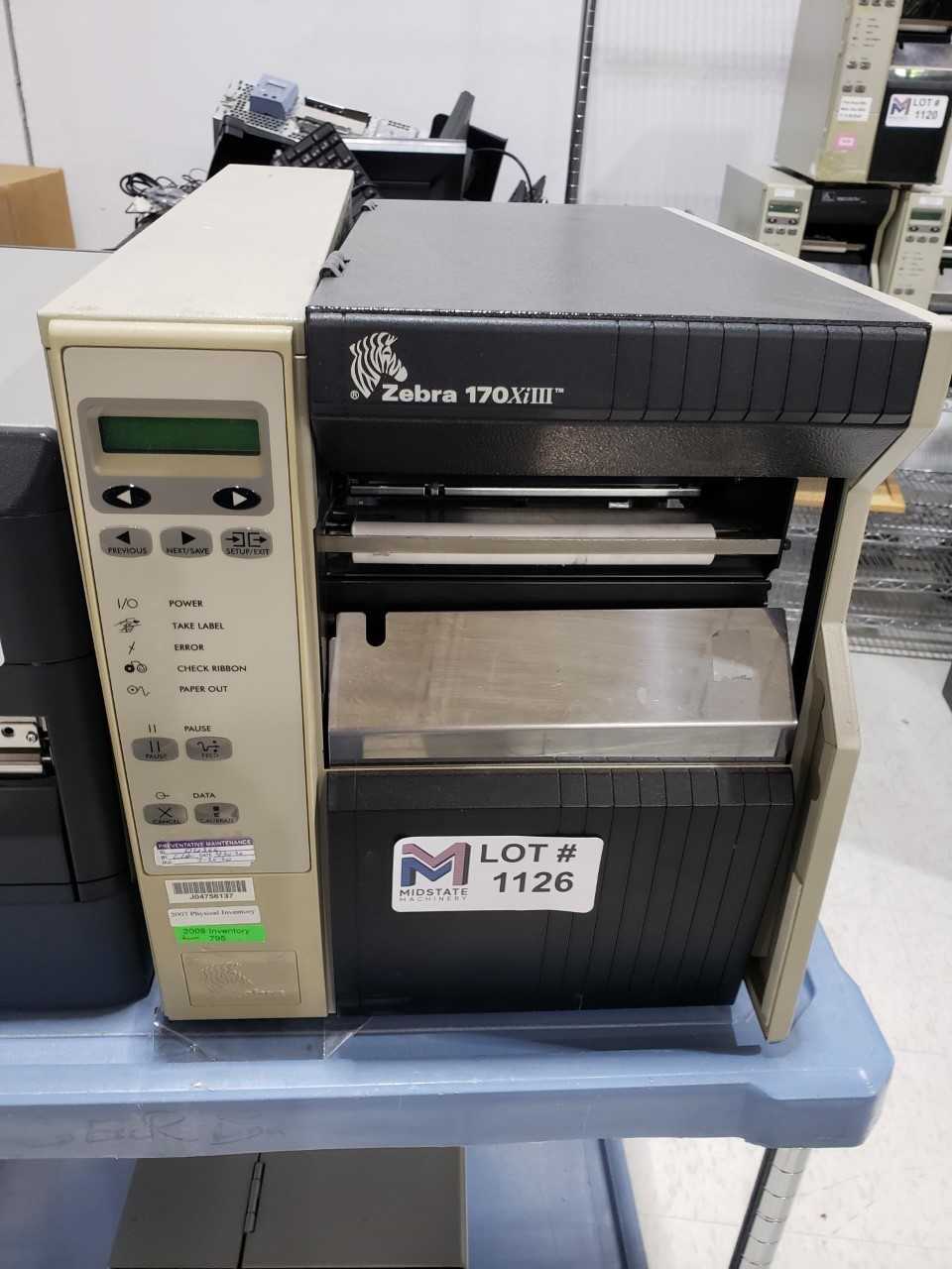 Zebra 170 XiIII Label Printer - MISCELLANEOUS Zebra 170 XiIII Label Printer - MISCELLANEOUS