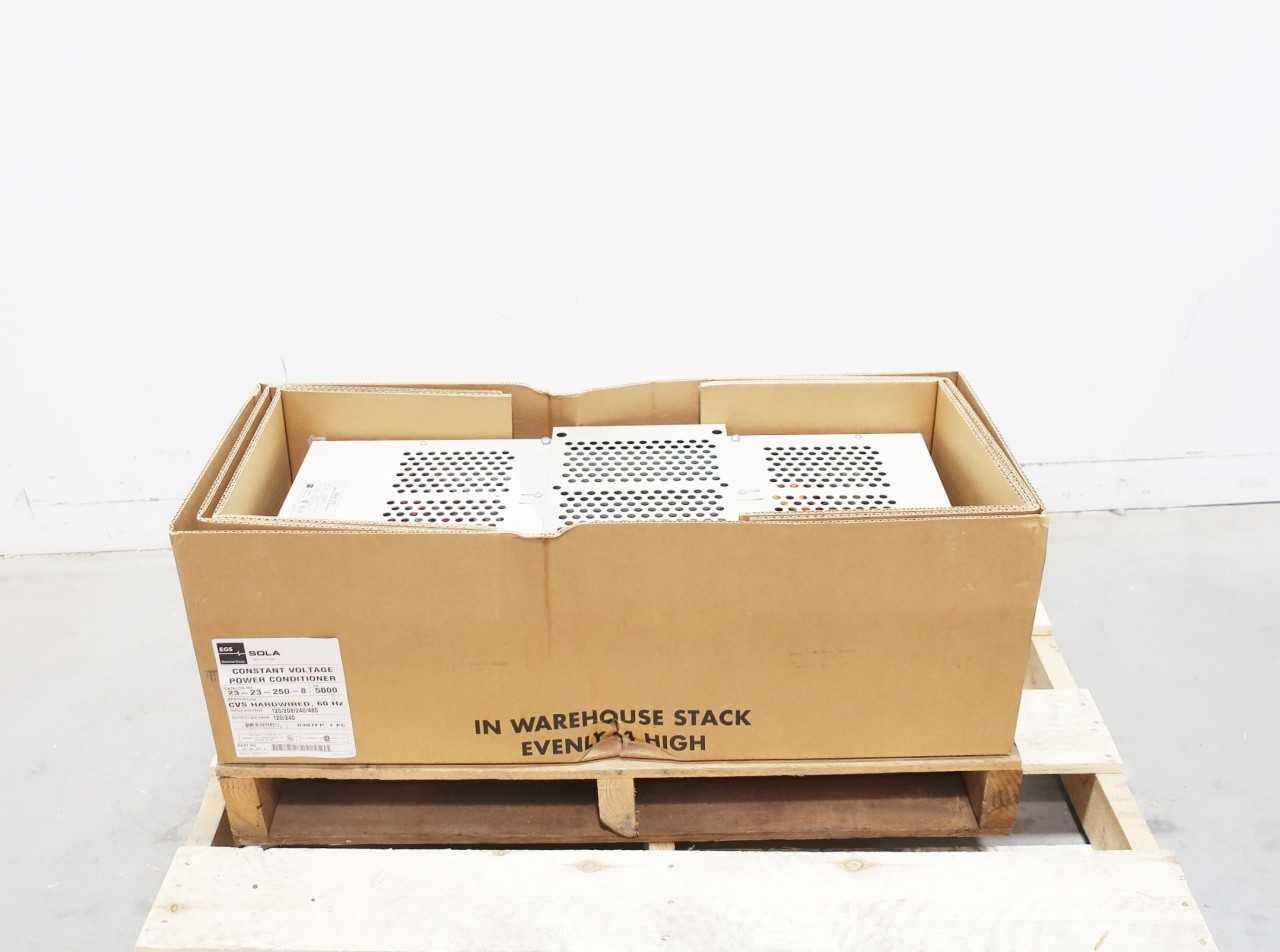 SOLA 23-23-250-8 1PH 5KVA CONSTANT VOLTAGE TRANSFORMER - CONTROL TRANSFORMERS SOLA 23-23-250-8 1PH 5KVA CONSTANT VOLTAGE TRANSFORMER - CONTROL TRANSFORMERS