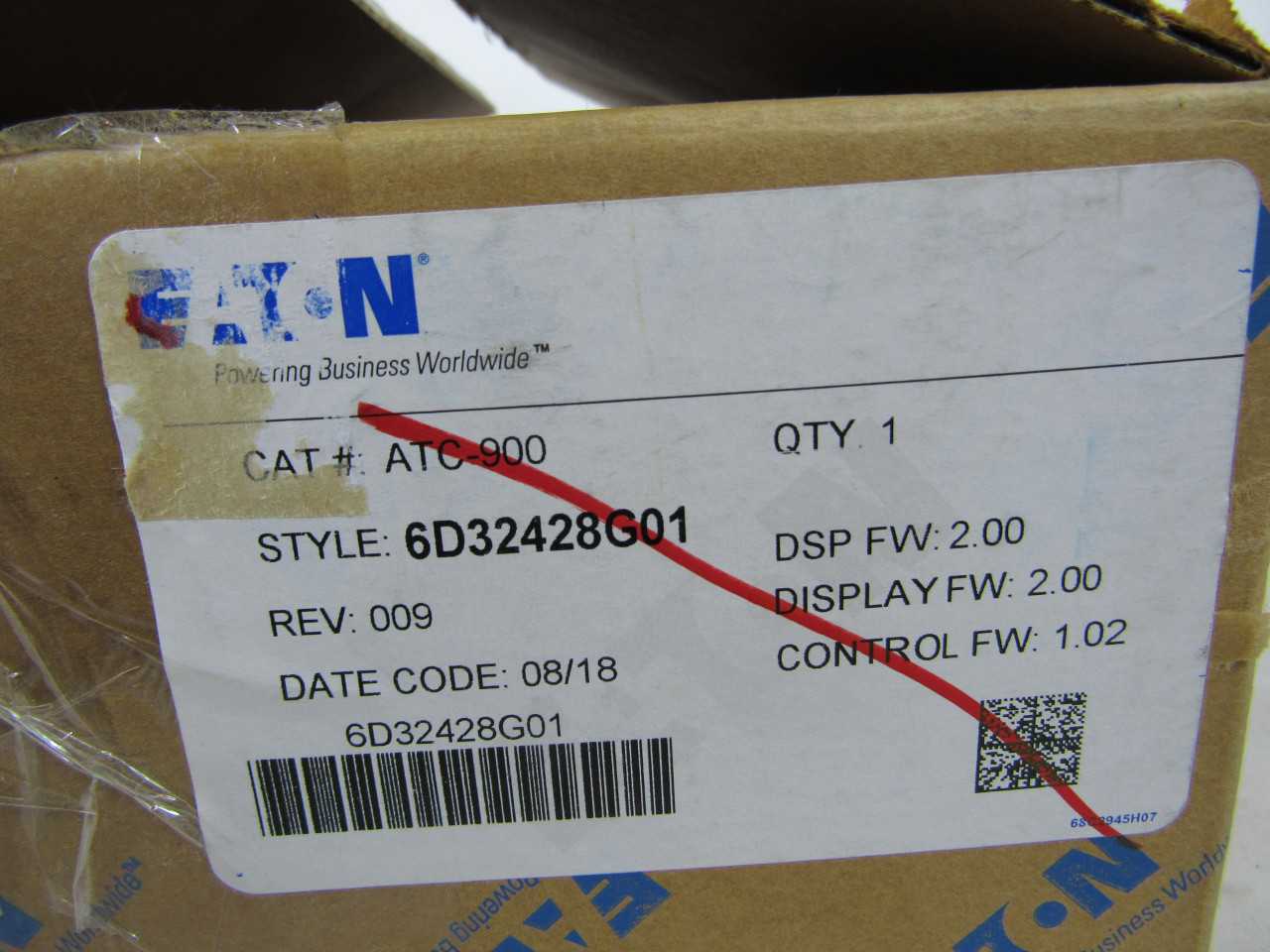Quantity 1 of Eaton ATC-900 Meter 120VAC - ELECTRICAL COMPONENTS