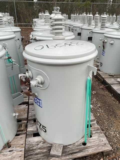 Lot of 42- 37.5 KVA Pole Mounted Transformer - CONTROL TRANSFORMERS