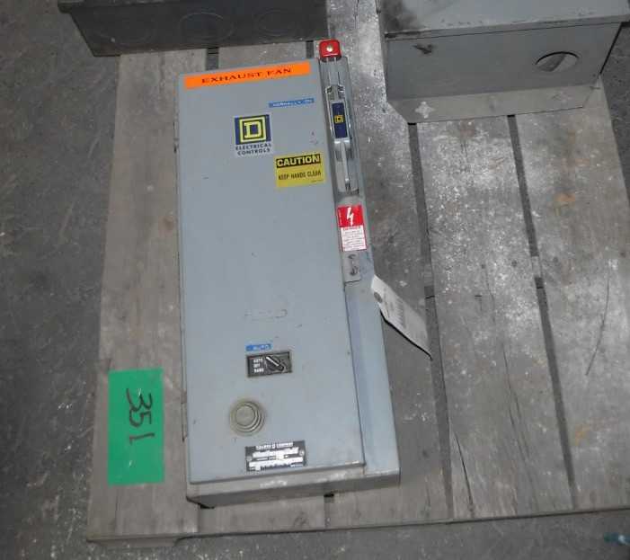 5 HP Square-D Combination Starter Size 0 - MOTOR STARTERS 5 HP Square-D Combination Starter Size 0 - MOTOR STARTERS