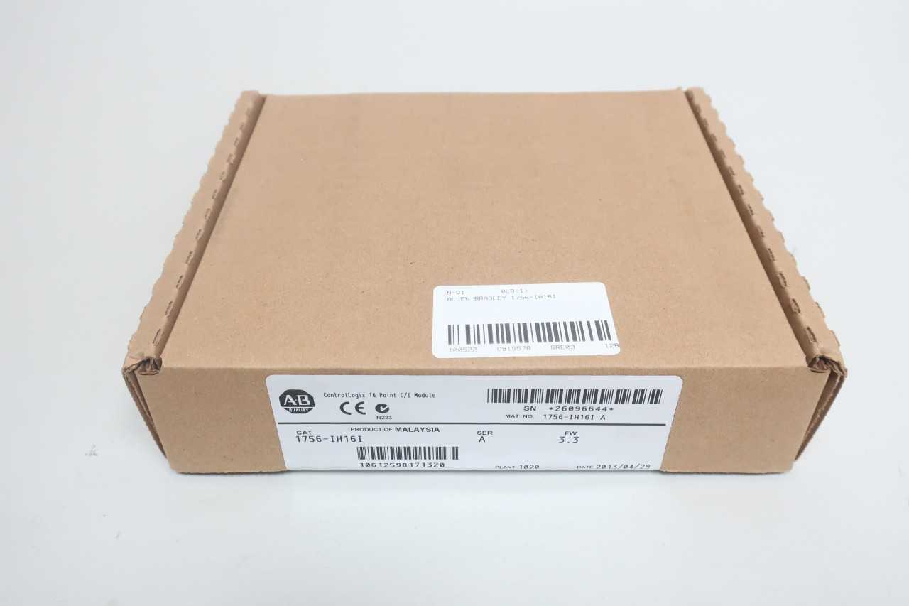 ALLEN BRADLEY 1756-IH16I CONTROLLOGIX 16 POINT INPUT MODULE SER A - AUTOMATION & CONTROLS ALLEN BRADLEY 1756-IH16I CONTROLLOGIX 16 POINT INPUT MODULE SER A - AUTOMATION & CONTROLS