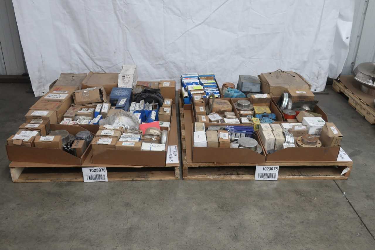 2 PALLETS OF ASSORTED POWER TRANSMISSION REPLACEMENT PARTS - POWER TRANSMISSION