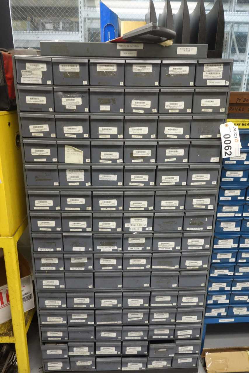 1 section pigeon hole shelving without contents - SHELVING