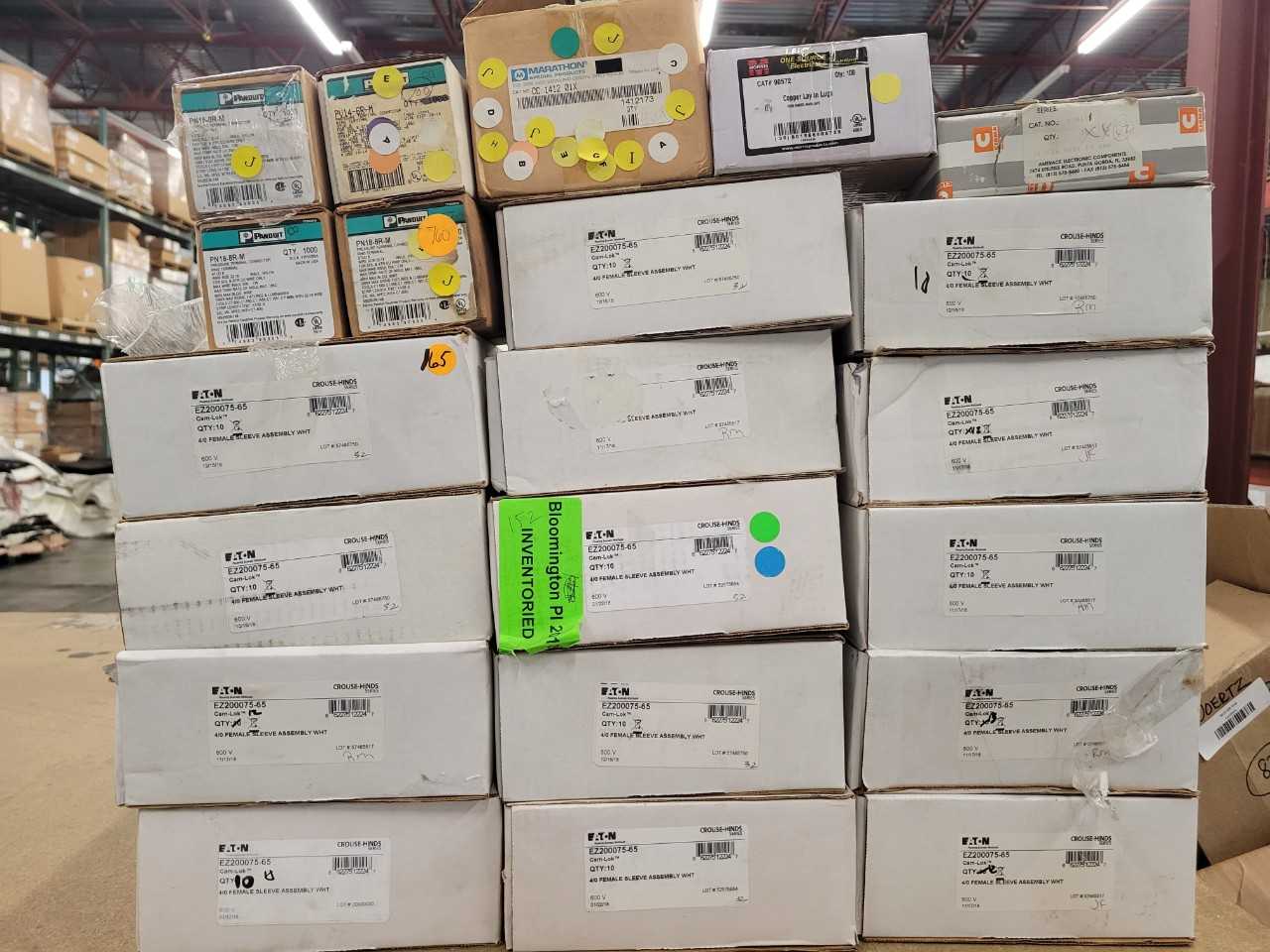 [Eaton, Morris, Panduit]  Lugs, Terminals, Female Sleeve Assys. - INDUSTRIAL PARTS