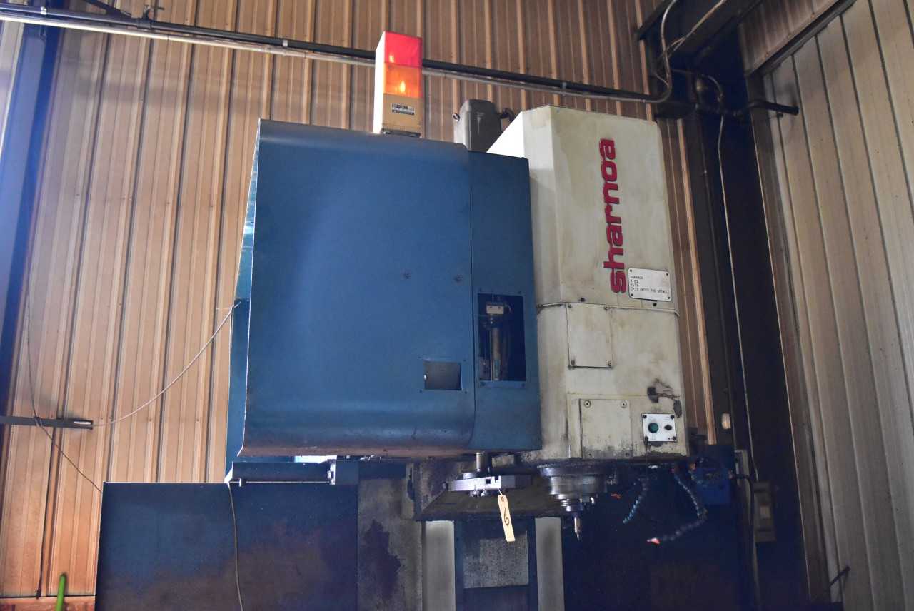 Sharnoa HPM-85 Vertical Machining Center, 30 ATC, Travels X-83", Y-33", Z-37" under spindle. Sharnoa Tiger 6 controls - MACHINING CENTERS