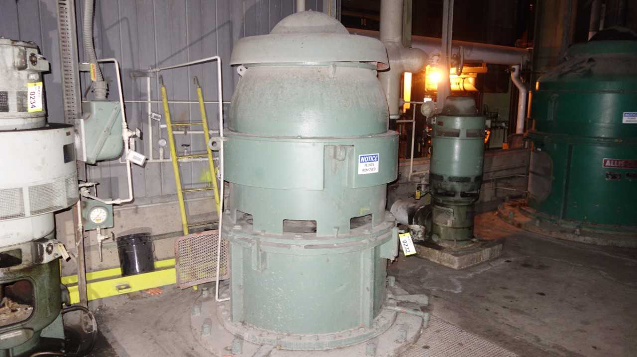 ALLIS CHALMERS 211-985-502 57X48 VERTICAL CENTRIFUGAL PUMP MOTOR - CENTRIFUGAL PUMP