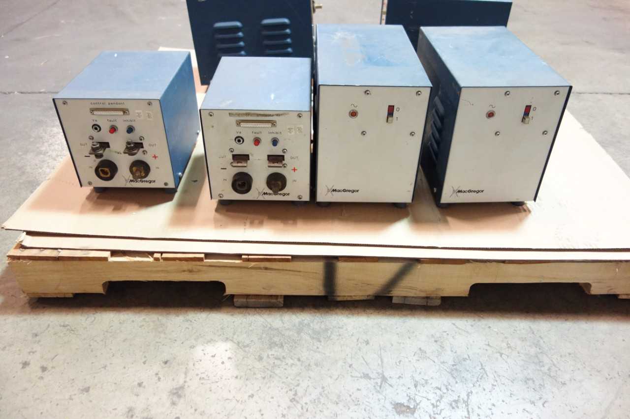 LOT OF ASSORTED MACGREGOR POWER SUPPLIES WELDING PARTS AND ACCESSORIES - WELDING EQUIPMENT