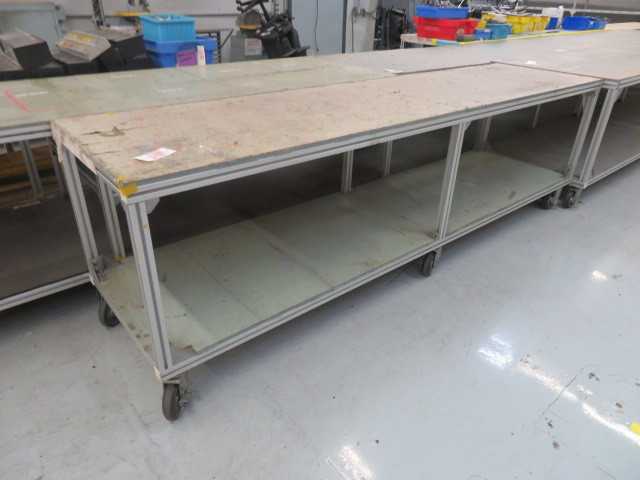 Aluminum Table on wheels - MISCELLANEOUS
