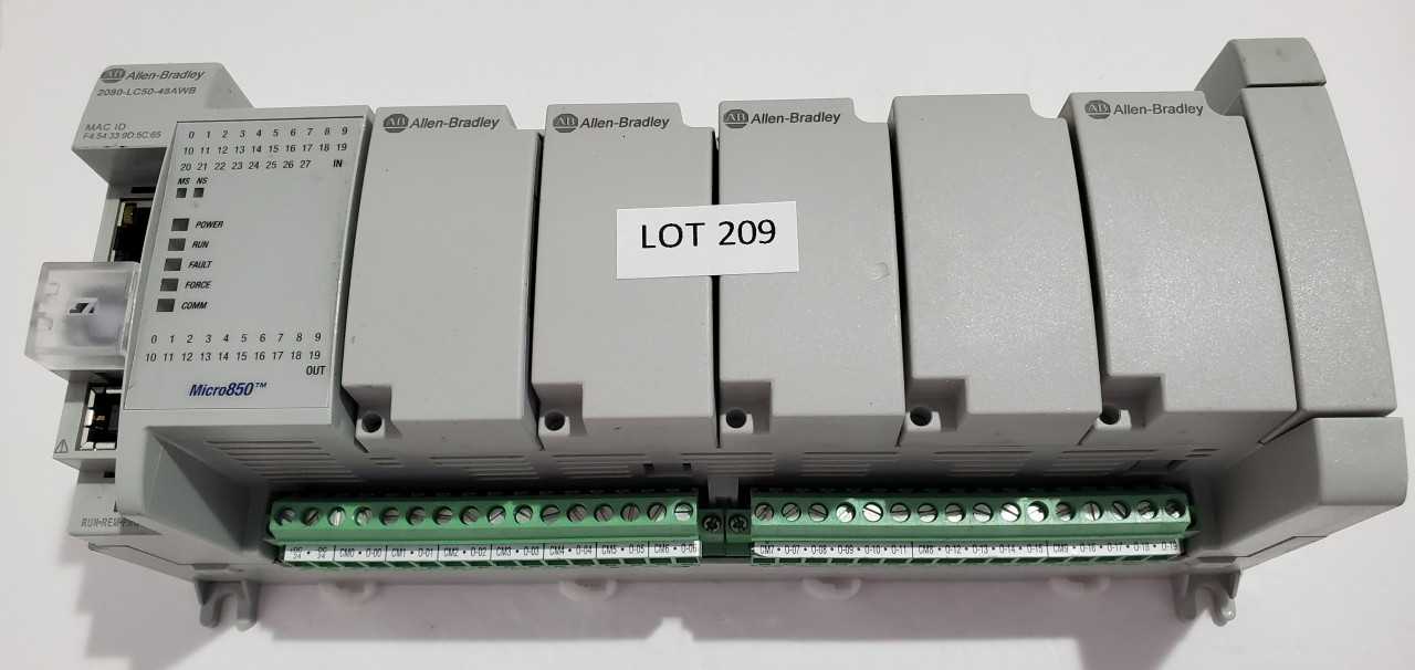 Allen Bradley Micro 850  2080-LC50-48AWB PLC - AUTOMATION & CONTROLS