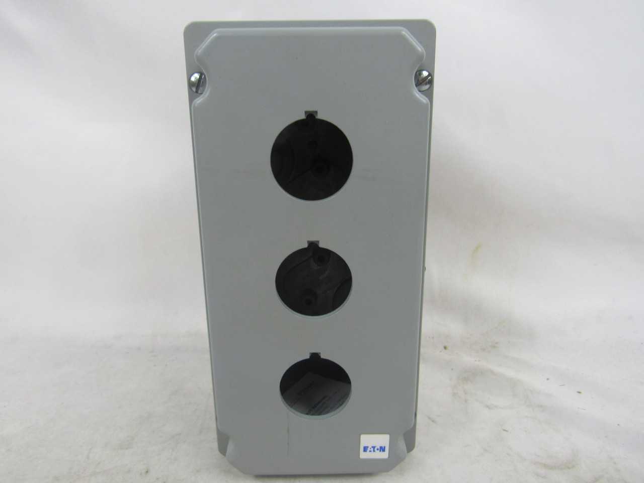Quantity of 1 New Surplus Eaton 10250TN13 Pushbutton Enclosure - ELECTRICAL COMPONENTS