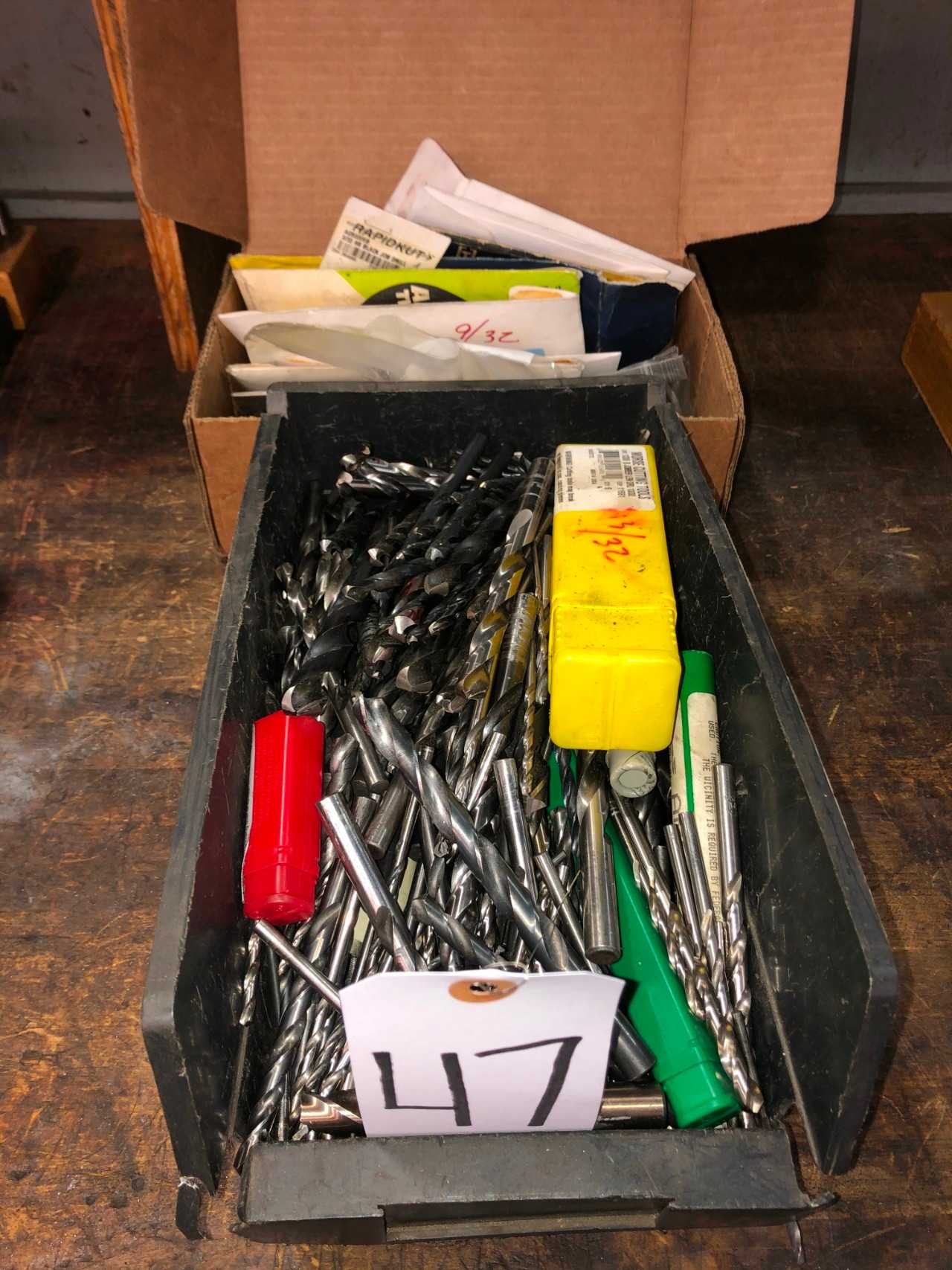 2-Boxes of Misc. Twist Drills - ELECTRIC POWER TOOLS