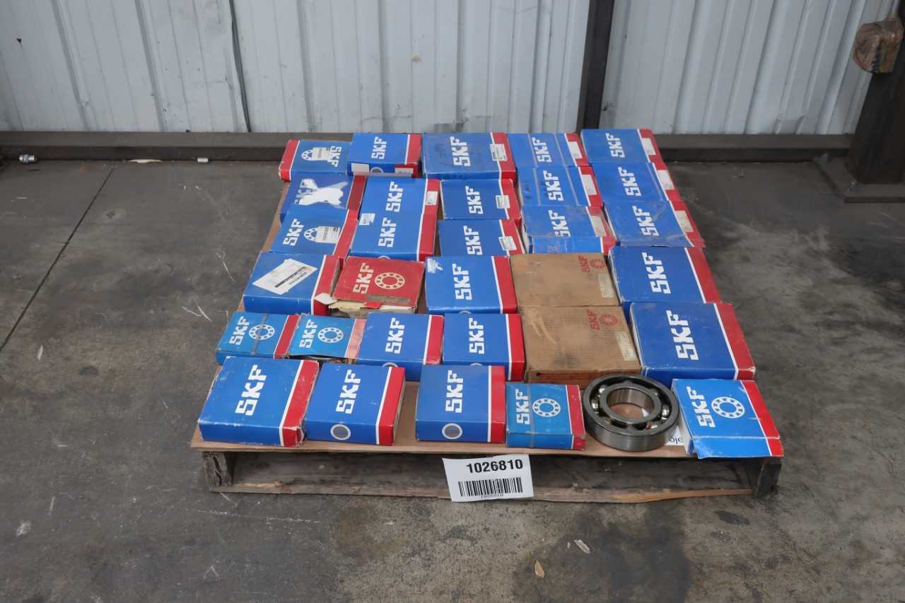 PALLET OF ASSORTED SKF ROLLER BEARINGS - BEARINGS