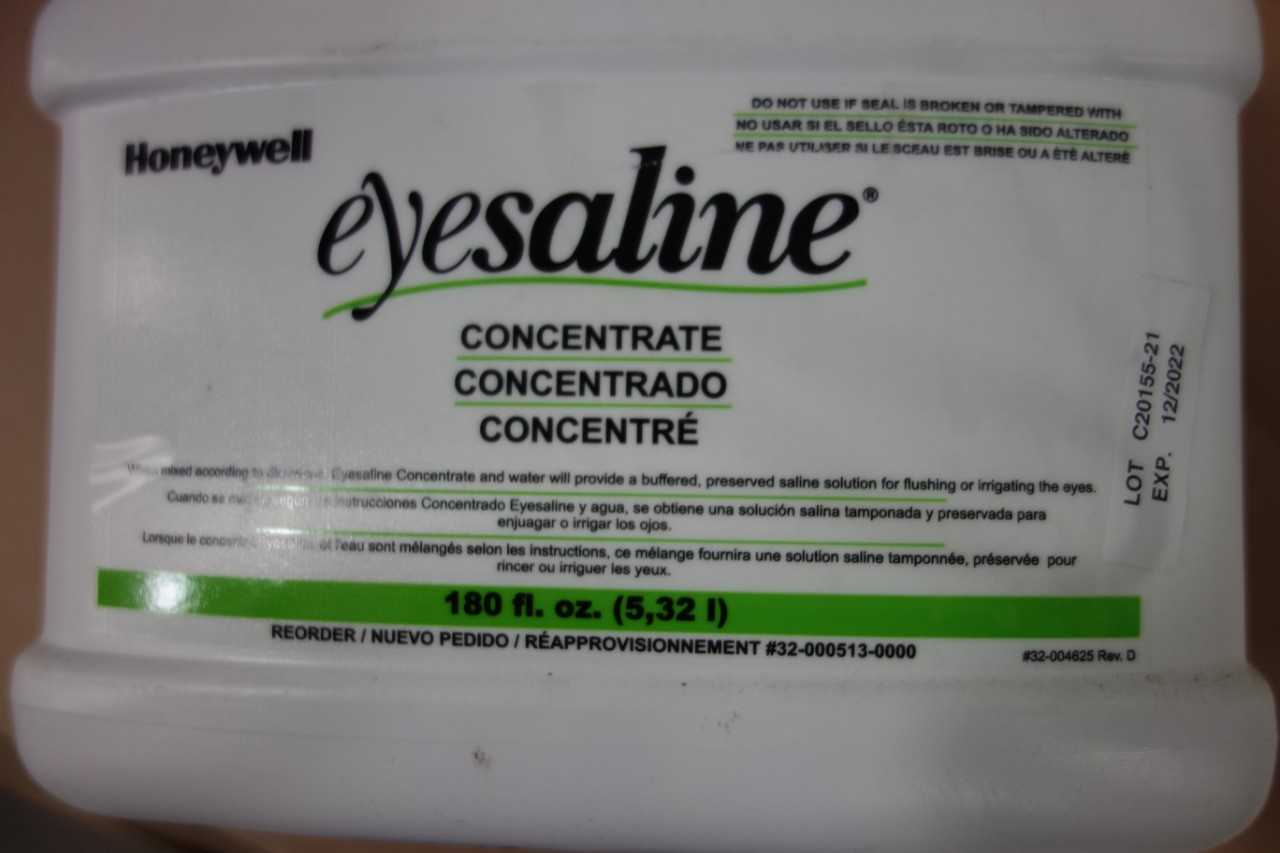 LOT OF 8 CONCENTRATED 180 FL. OZ HONEYWELL EYESALINE - AUTOMATION & CONTROLS