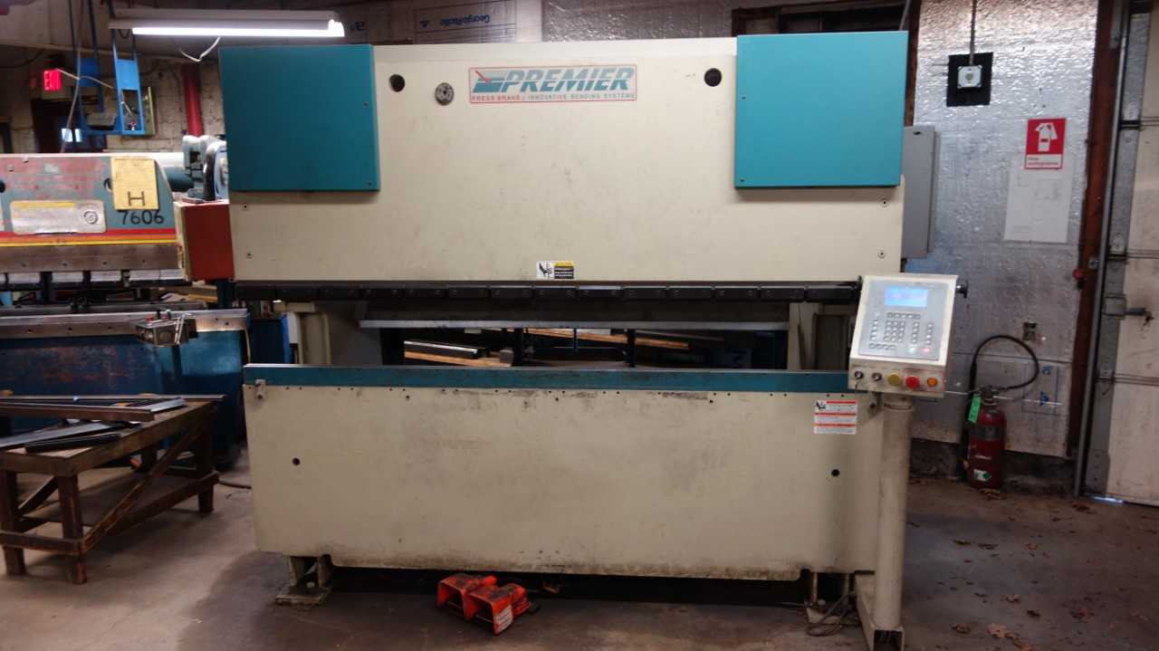 PREMIER 870-2 70 TON HYDRAULIC PRESS BRAKE, SPARE BACK GAUGES INCLUDED BUT NOT PICTURED - PRESS BRAKES