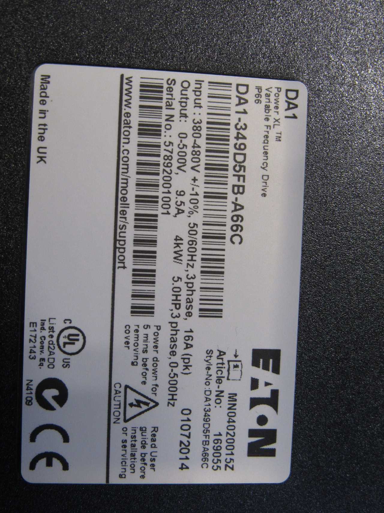 Eaton Frequency drives - MOTOR DRIVES