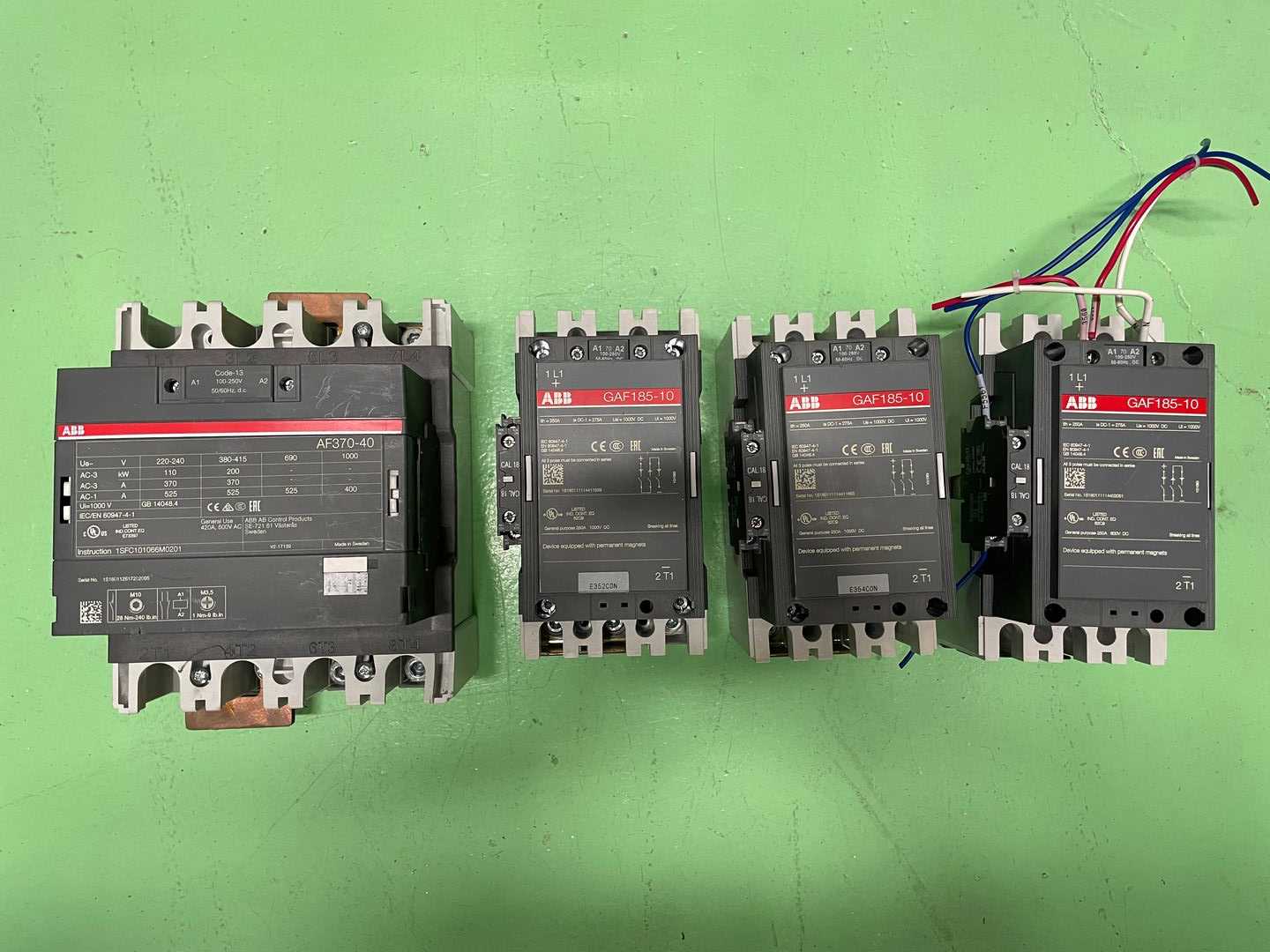 BULK LOT OF ABB CONTACTORS 4 QTY - CONTACTORS