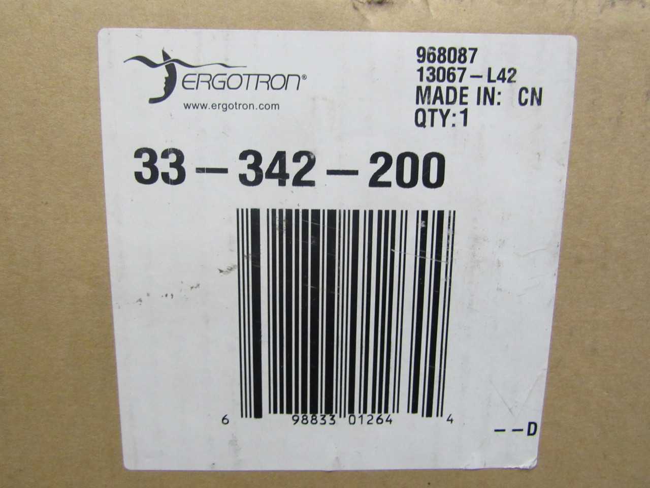 Lot of Quantity 1x 33-342-00 Laptop Workstation - INDUSTRIAL PARTS