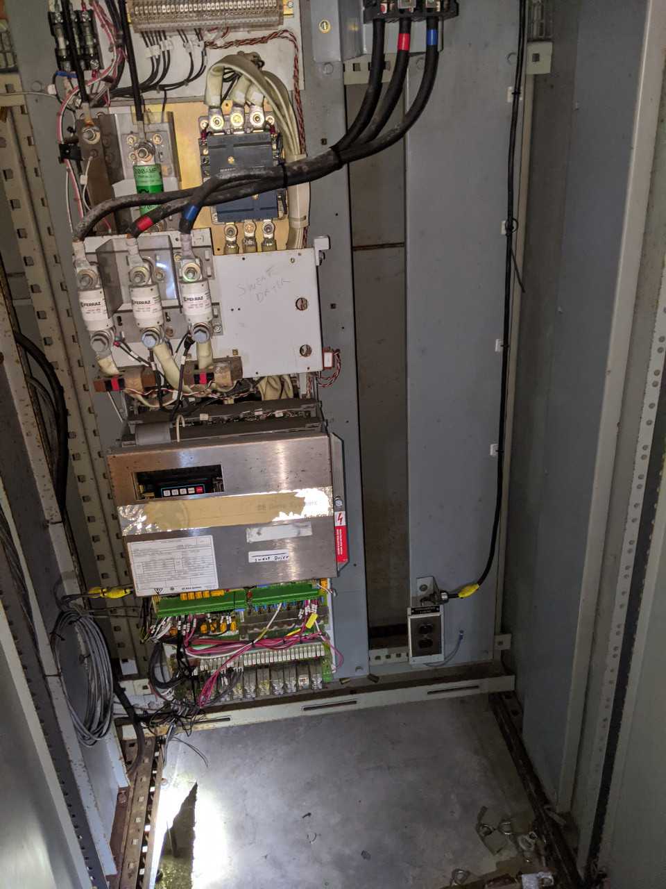 8X SECTIONS OF GE SILTROL I CONTROL PANELS W/ DRIVES (EXCLUDES X5 BREAKERS) - AUTOMATION & CONTROLS