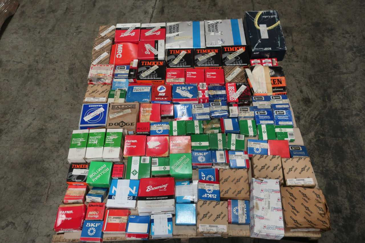 1 PALLET OF ASSORTED BEARINGS - BEARINGS
