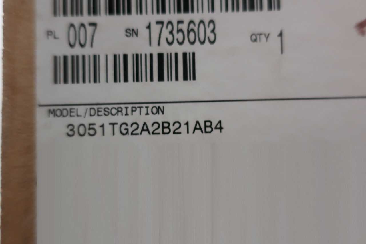 ROSEMOUNT 3051TG2A2B21AB4 TRANSMITTER 0-150PSI - INSTRUMENTATION