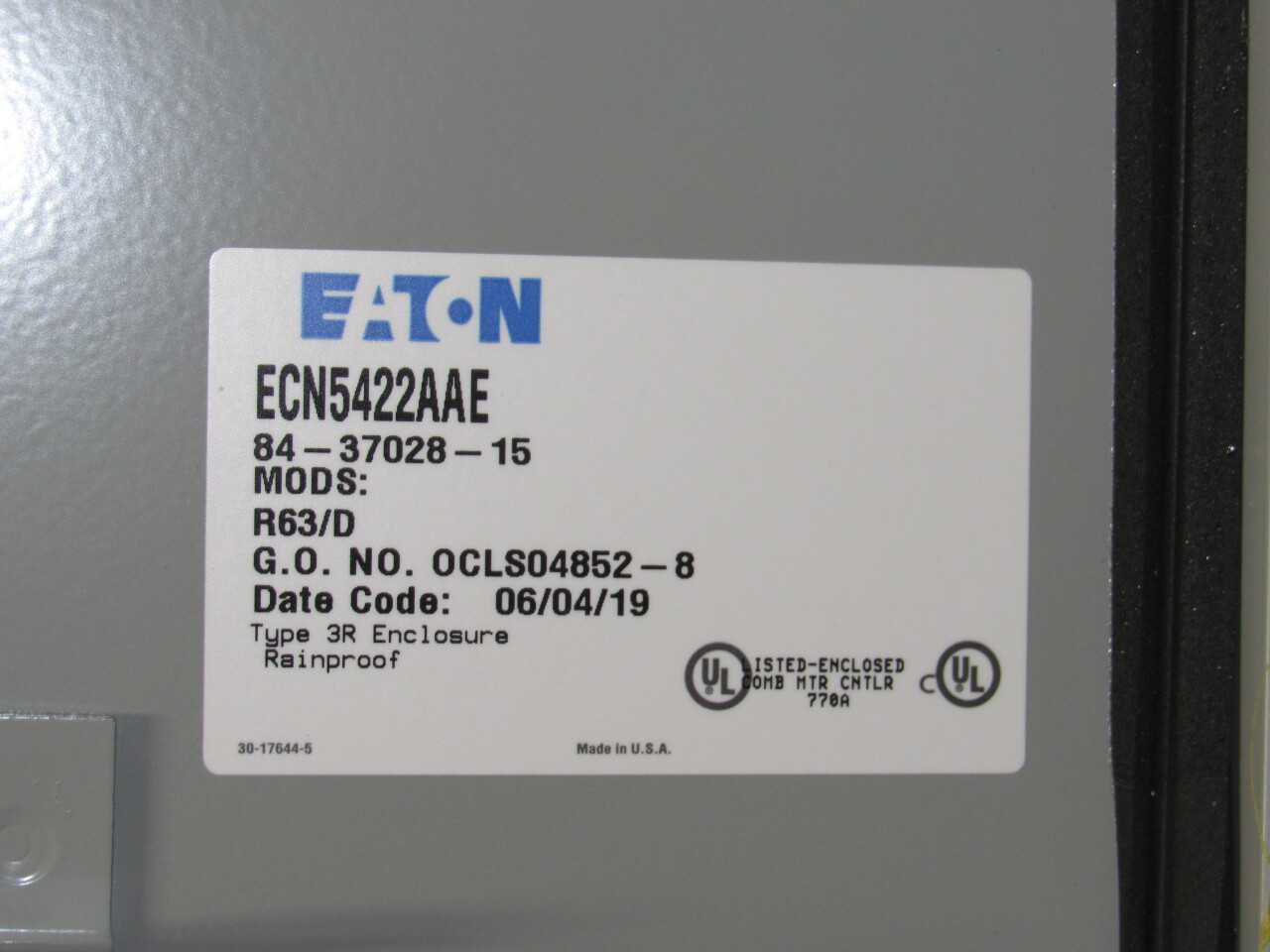 Eaton ECN Enclosure - ELECTRICAL COMPONENTS