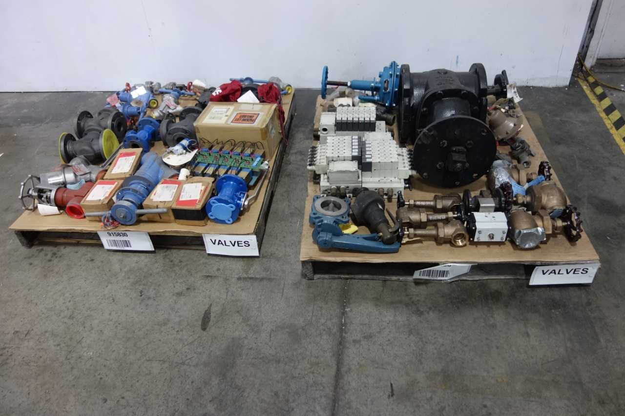 2 PALLETS OF ASSORTED VALVES - VALVES
