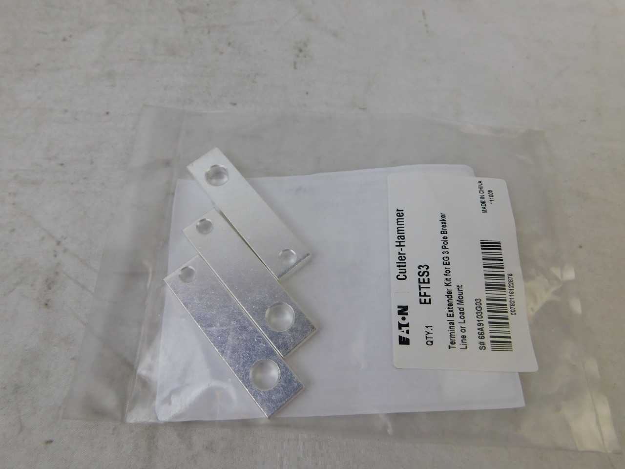 Lot of Qty 113x Eaton EFTES3 MCCB Accy Terminal Extender Kit 3P - ELECTRICAL COMPONENTS