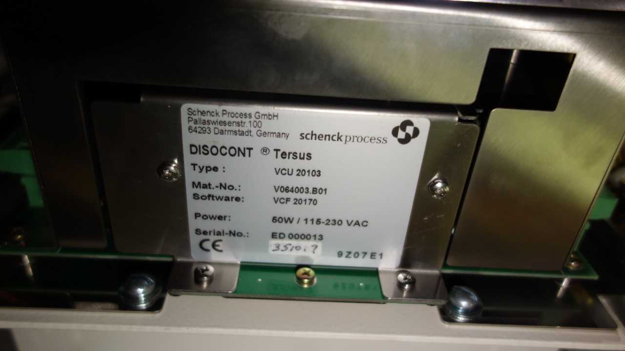 LOT OF 8 SCHENCK VCU 20103 DISOCENT OPERATOR PANELS - AUTOMATION & CONTROLS