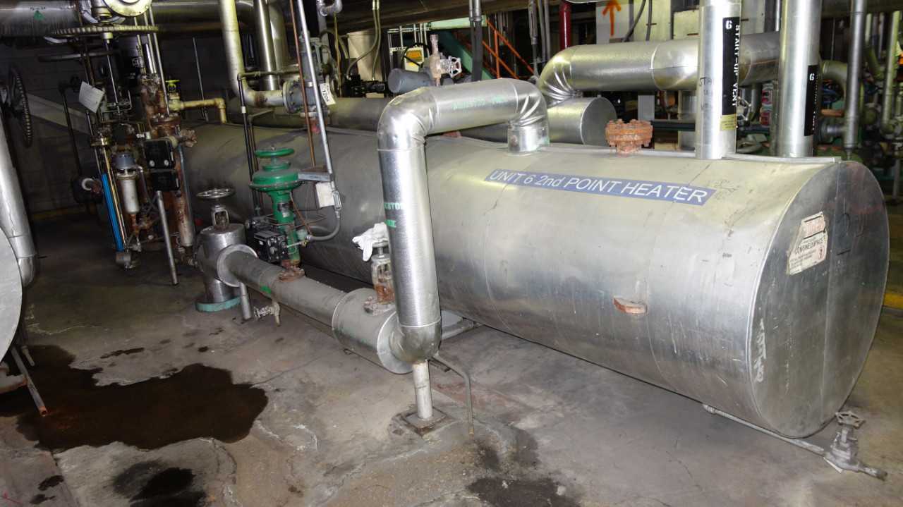 LOT OF 2 YUBA FEEDWATER HEAT EXCHANGERS