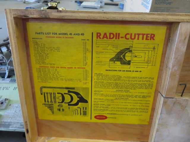 RADII -Cutter - MISCELLANEOUS