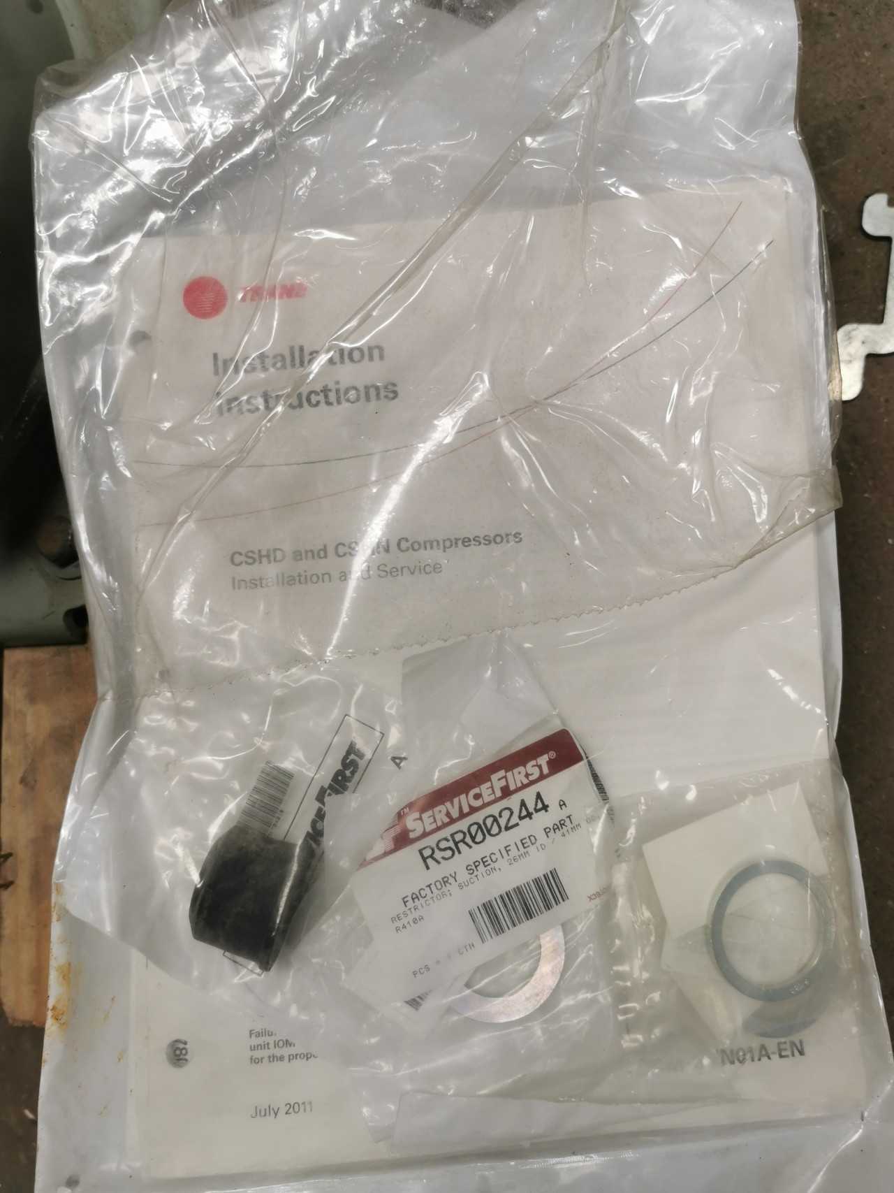 Trane Scroll Compressor, NEW - INDUSTRIAL PARTS