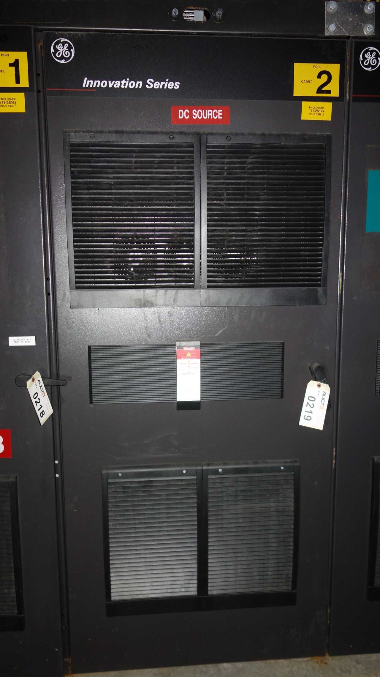 GE INNOVATION 3VVRJ607PR003 LV AC DRIVE CABINET 11-2517 - MOTOR DRIVES