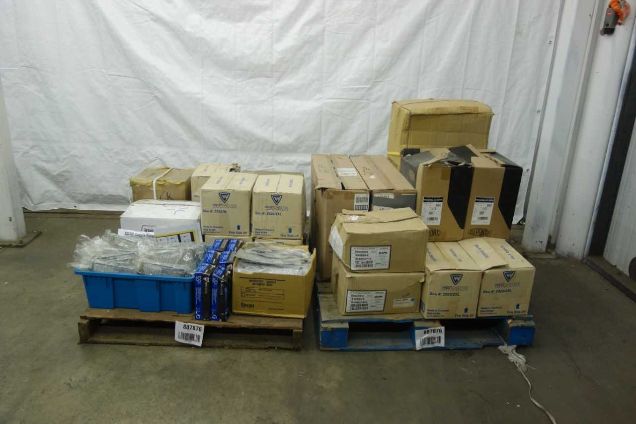 2 PALLETS OF ASSORTED PPE - HAND TOOLS