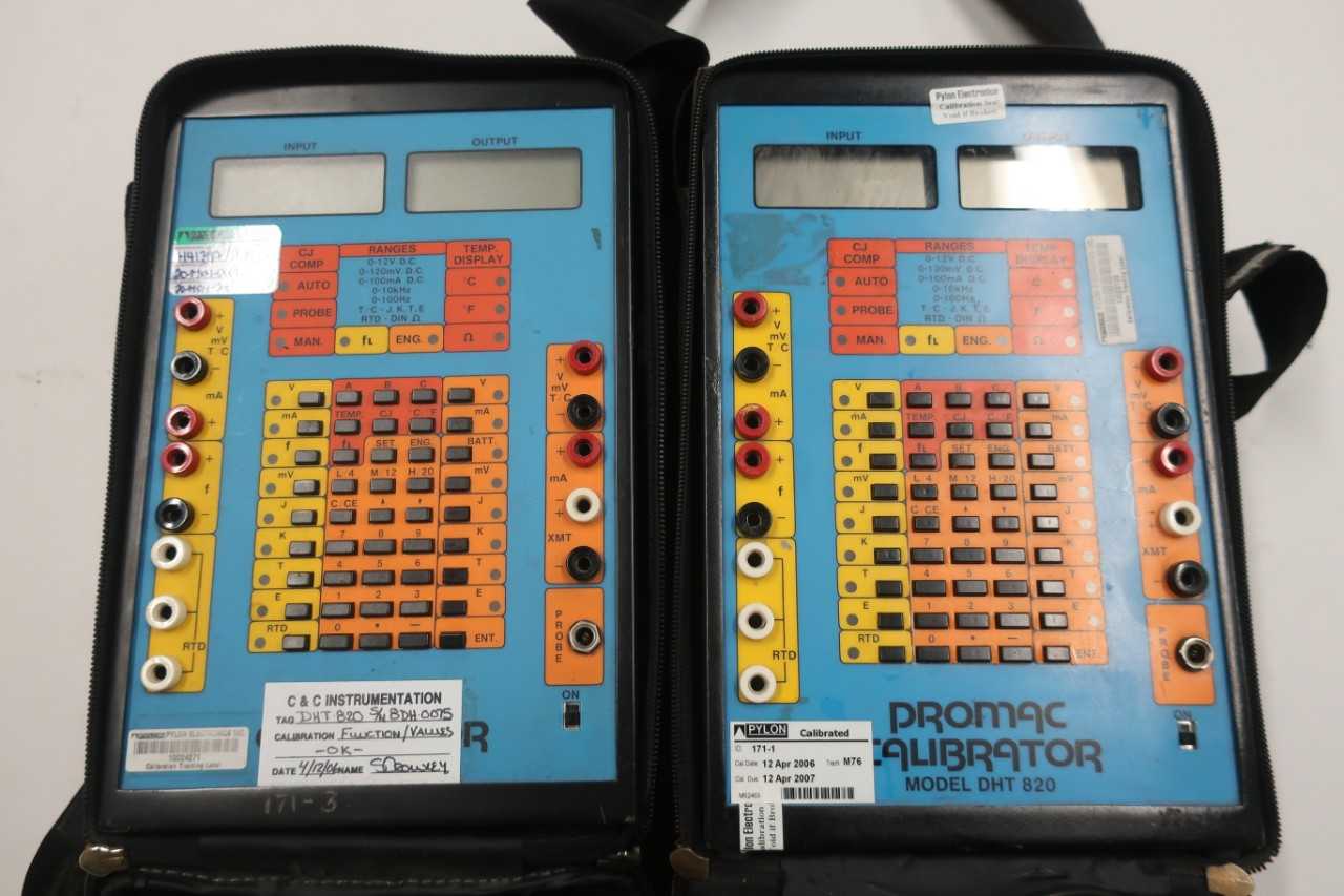 LOT OF 2 PROMAC X20 BP6 PROCESS CALIBRATOR - ELECTRIC POWER TOOLS