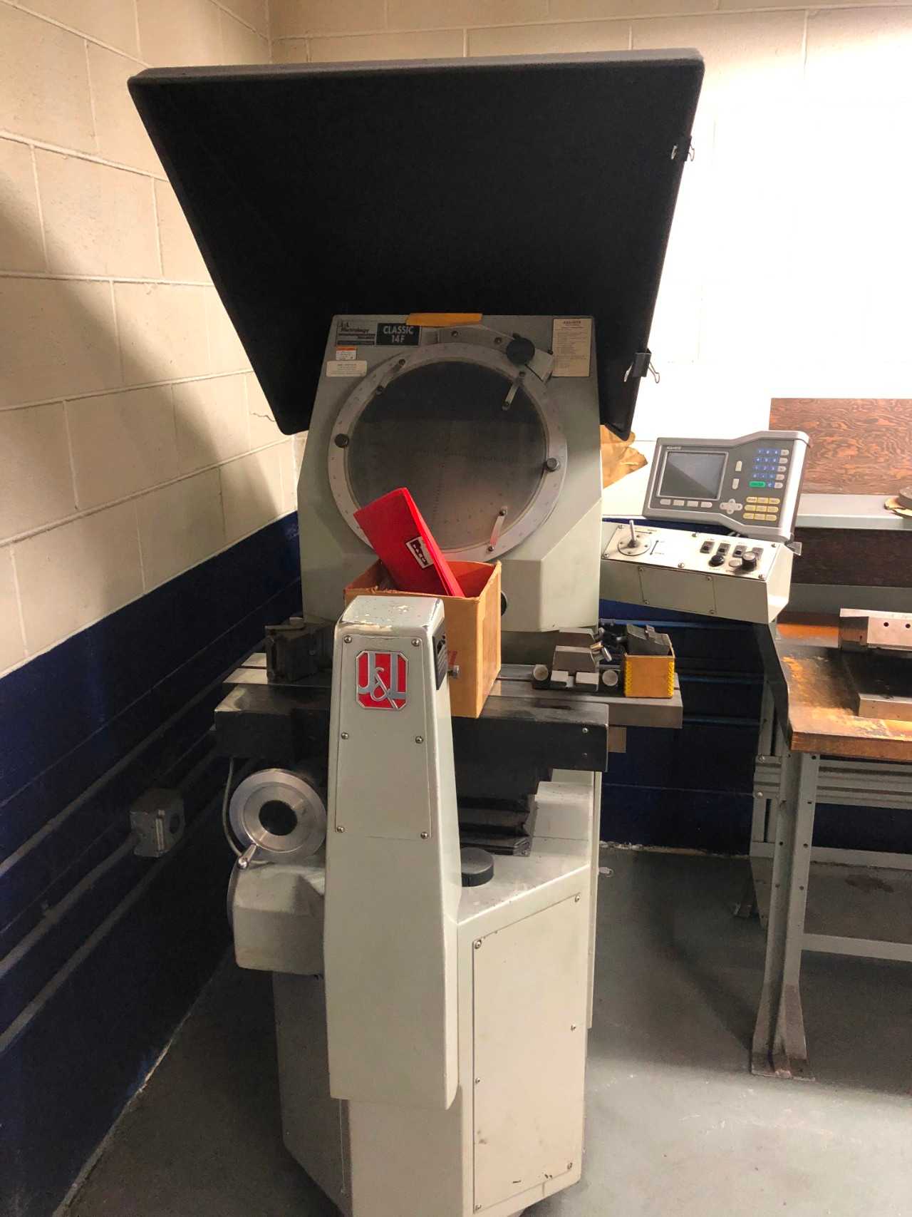 Jones & Lamson Classic 14F, 14"  Optical Comparator with Acu-Rite DRO - MACHINING ACCESSORIES & TOOLING